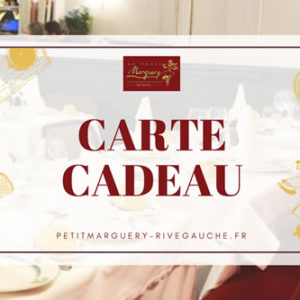 Carte Cadeau - Restaurant Petit Marguery Rive Gauche, à Paris